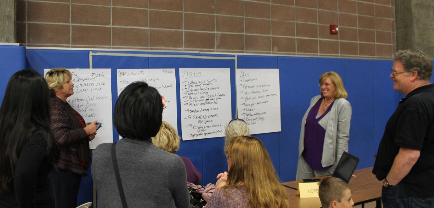 Community Input Session at Marine View Middle School