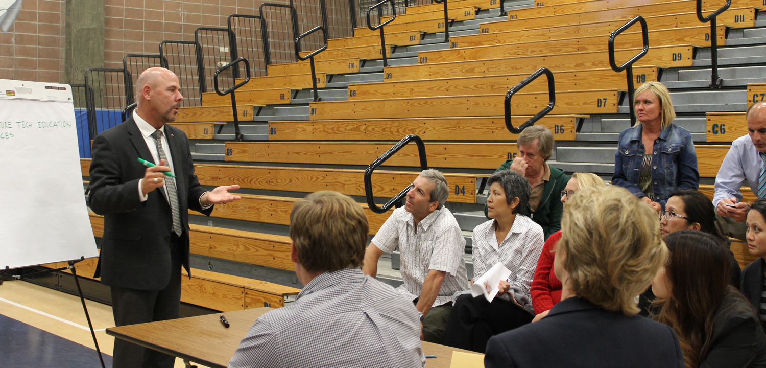 Input Session at Marine View Middle School
